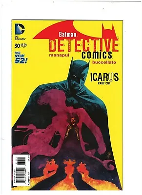 Buy Detective Comics #30 DC Comics 2014 Batman Francis Manapul Icarus PT.1 NM • 2.80£
