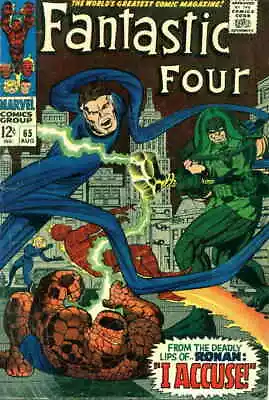 Buy Fantastic Four (Vol. 1) #65 GD; Marvel | Low Grade - 1st Kree - 1st Ronan - We C • 53.75£