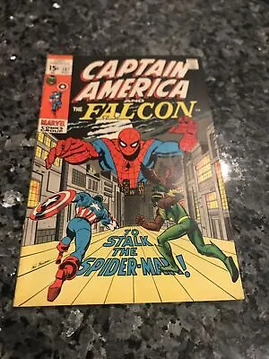 Buy Captain America 137 AWESOME SPIDERMAN CROSSOVER NICE SHAPE • 51.94£