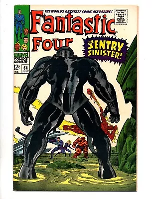 Buy Fantastic Four #64  Vf+ 8.5   1st Kree Sentry  • 138.36£