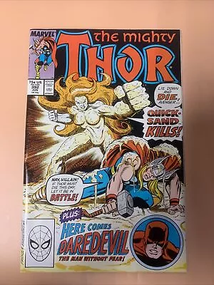 Buy Thor #392 /1st App Of Quicksand Daredevil Guest App Marvel 1988 • 7.94£
