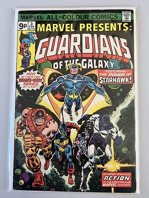 Buy MARVEL PRESENTS #3 1st Solo Guardians Of The Galaxy=Marvel 1975 =VG • 25£