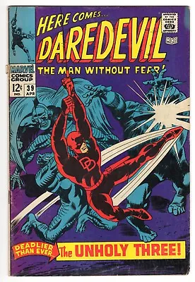 Buy Daredevil #39 - 1968 - Marvel - Stan Lee - Gene Colan - 1st Exterminator (Good) • 9.59£