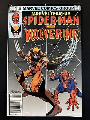 Buy Marvel Team-Up #117 Marvel Comics 1982 Spider-Man & Wolverine Very Fine *A3 • 11.87£