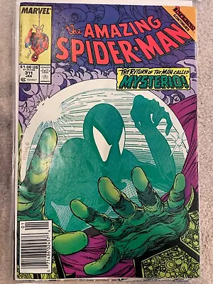 Buy Amazing Spider Man #311 Marvel Todd McFarlane Mysterio Cover 1988 Newsstand • 14.19£