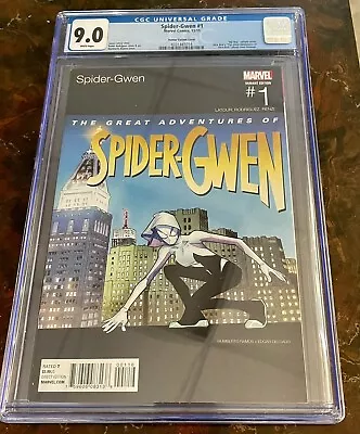 Buy Spider-Gwen #1 CGC 9.0 WP (2015) Hip Hop Variant Cover (Marvel) • 44.03£