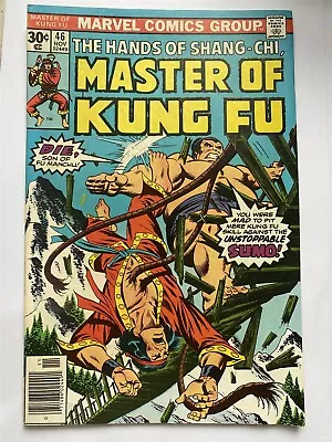 Buy SHANG-CHI : MASTER OF KUNG-FU #46 Marvel Comics Cents 1976 VF • 2.95£