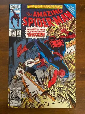Buy AMAZING SPIDER-MAN #364 (Marvel, 1963) VF Shocker • 7.10£