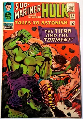 Buy Tales To Astonish 79 Marvel Silver Age 1966 Hulk Vs Hercules • 78.99£