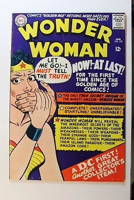 Buy WONDER WOMAN #159 Origin Of Wonder Woman Retold! • 257.26£