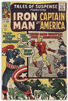 Buy Tales Of Suspense 60 Marvel 1964 FN Iron Man Captain America Hawkeye Avengers • 90.92£