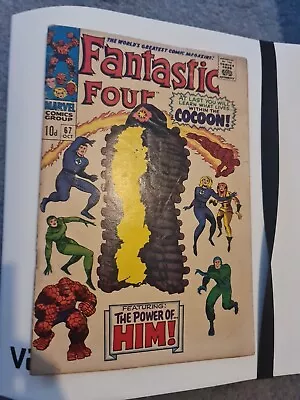 Buy Fantastic Four #67. Oct 1967. Marvel. Vg-. 1st App Him (adam Warlock)! Uk Price! • 75£