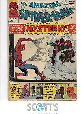 Buy Amazing Spider-man   #13  Gd  1st Mysterio • 1,000£
