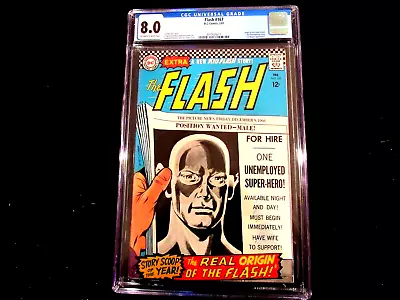 Buy Flash #167 - CGC 8.0 -  Origin Of The Flash Retold!  • 51.27£