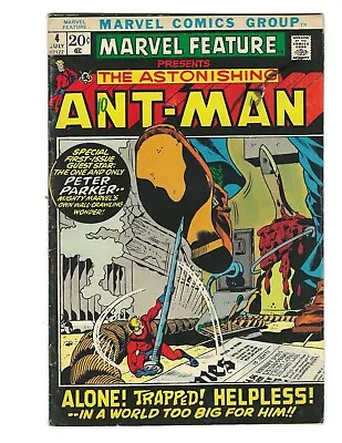 Buy Marvel Feature #4 1972 FN 1st Bronze Age Ant Man! Spider-Man! Combine Shipping • 23.71£