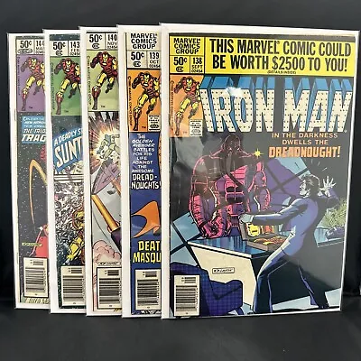 Buy Iron Man #’s 138 139 140 143 144 Marvel (B27-18) • 14.22£
