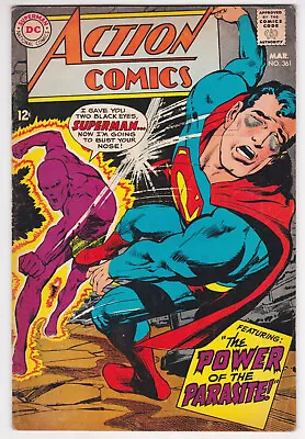 Buy Action Comics #361 Very Good-Fine 5.0 The Parasite Al Plastino Art 1968 • 11.80£