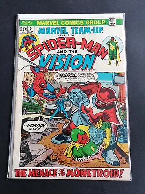 Buy Marvel Team-Up #5 - Marvel Comics - November 1972 - 1st Print - Spider-Ma • 37.81£
