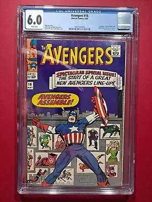 Buy Avengers #16 Cgc 6.0 White Pages • 250£