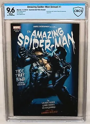 Buy AMAZING SPIDER-MAN Annual #1 CBCS 9.6 Symbiote Black Costume Venom Marvel Comics • 51£