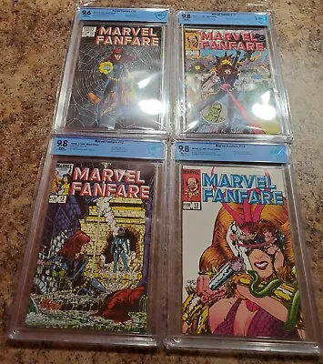 Buy Marvel Fanfare Black Widow 10-13 Cbcs 9.6 9.8 Lot 1982 4 Books 11 12 Iron Madien • 159.70£