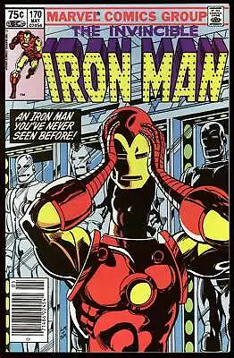 Buy Iron Man #170 Marvel 1983 (NM-) 1st James Rhodes As Ironman! CPV! L@@K! • 51.47£