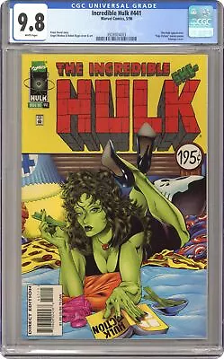Buy Incredible Hulk #441 CGC 9.8 1996 3928924003 • 163.84£