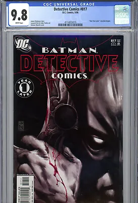 Buy Detective Comics #817 (2006) DC CGC 9.8 White One Year Later • 38.70£