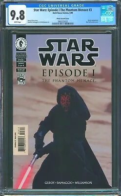 Buy Star Wars Episode 1 The Phantom Menace #3 Cgc 9.8 Ray Park Photo Variant Cover • 135.43£