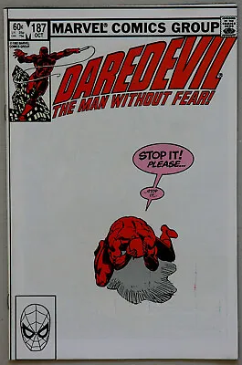 Buy Daredevil #187 Vol 1 - Marvel Comics - Frank Miller - Klaus Janson • 7.50£