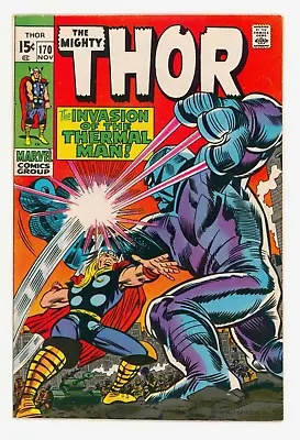 Buy Thor #170 FN+ 6.5 Versus Thermal Man • 24.95£