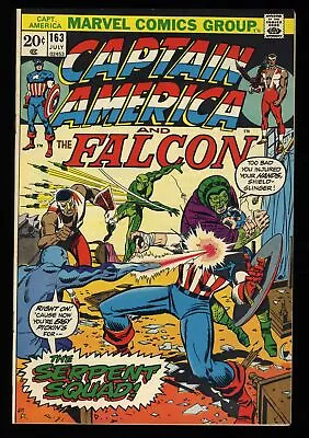 Buy Captain America #163 NM 9.4 1st Serpent Squad! Marvel 1973 • 79.15£