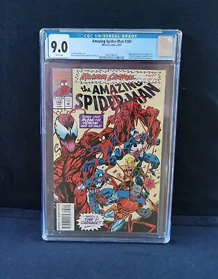 Buy Amazing Spiderman #380 Maximum Carnage Part 11 CGC 9.0 • 79.99£