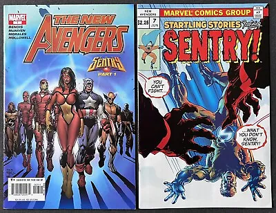 Buy New Avengers #7 Regular & Variant Covers Illuminati VF/NM Condition 2005 • 31.95£