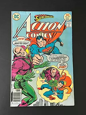 Buy SUPERMAN'S ACTION COMICS DC Comics #465 LEX LUTHER 1976 (Has Wear) • 7.90£
