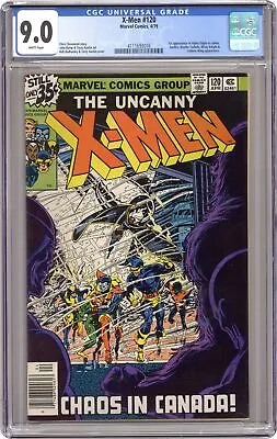 Buy Uncanny X-Men #120 CGC 9.0 1979 4111693016 1st App. Alpha Flight (cameo) • 167.90£