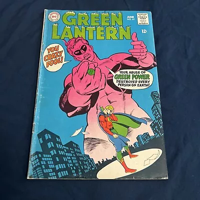 Buy DC Green Lantern #61 (1968) Classic Gil Kane Cover! VG • 11.78£