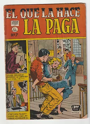 Buy Authentic  Police Cases #38 Rare Mexican Edition Matt Baker Cover La Prensa 1955 • 240.74£