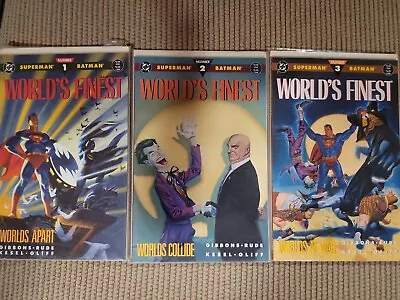Buy Worlds Finest 1-3 Complete Series  Worlds Finest  Joker, Lex Luthor, Batman. • 3.94£