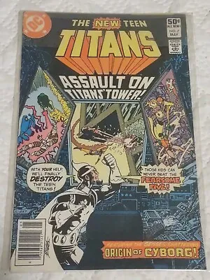 Buy The New Teen Titans #7 DC 1981 Origin Of Cyborg! Very Nice Comic!! • 9.13£