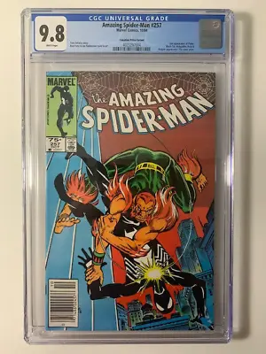 Buy Amazing Spider-Man #257 NM+ CGC 9.8! Canadian Variant! 1st Ned Leeds Hobgoblin! • 1,519.09£