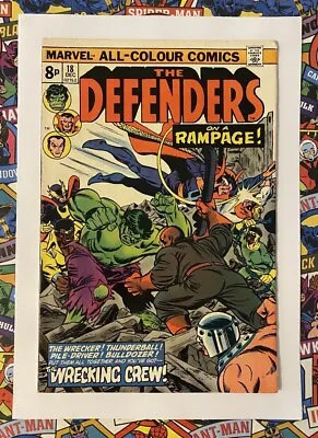 Buy THE DEFENDERS #18 - DEC 1974 - 1st FULL WRECKING CREW APPEARANCE! - VFN (8.0) • 69.99£
