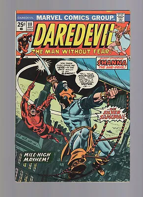 Buy Daredevil #111 - 1st Appearance Silver Samurai - Higher Grade Plus • 47.43£
