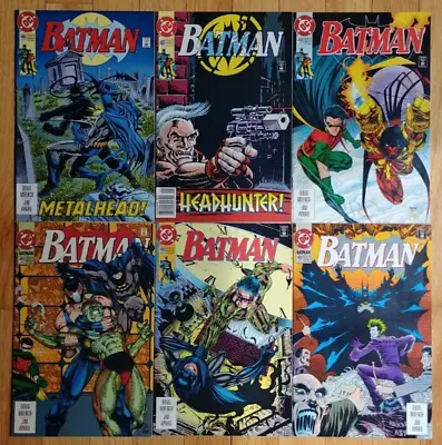 Buy DC Comics Batman Lot - Issues 486 487 488 489 490 491 - Upper Mid-grade 2nd Bane • 19.28£