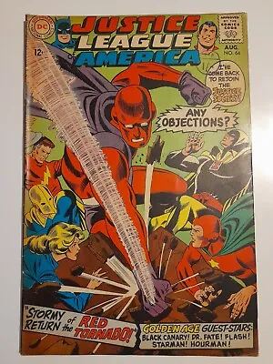 Buy Justice League Of America #64 Aug 1968 FINE/VFINE 7.0 First App Of Red Tornado • 99.99£