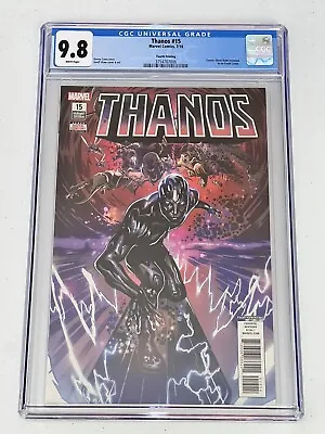 Buy Thanos #15 CGC 9.8 4th Fourth Print Variant Silver Surfer Black • 141.92£