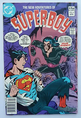 Buy The New Adventures Of Superboy #4 - DC Comics UK Variant - April 1980 FN+ 6.5 • 4.75£