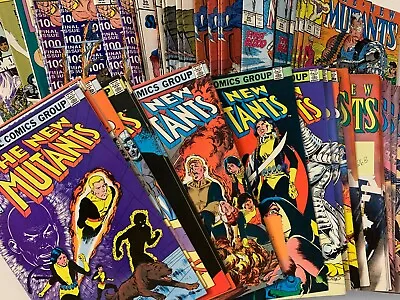 Buy X-Men 's THE NEW MUTANTS Marvel 1980 Comic Book Run Deadpool U-Pick 1-100 NM-VF • 4.73£