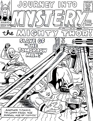 Buy Journey Into Mystery # 102 Cover Recreation 1st Hela & Sif Original Comic Art • 27.66£