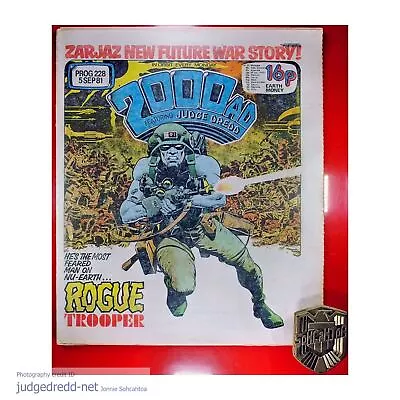 Buy 2000AD Prog 228 1st Rogue Trooper Appearance + Brian Bolland Art 5 9 UK 1981 () • 84.15£
